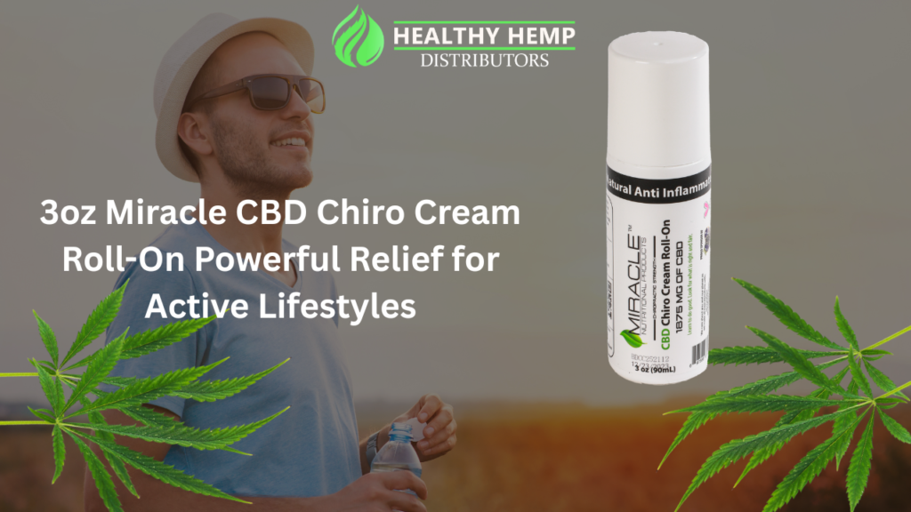 3oz Miracle CBD Chiro Cream Roll-On