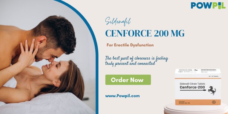 Cenforce 200 for Improved Stamina and Satisfaction