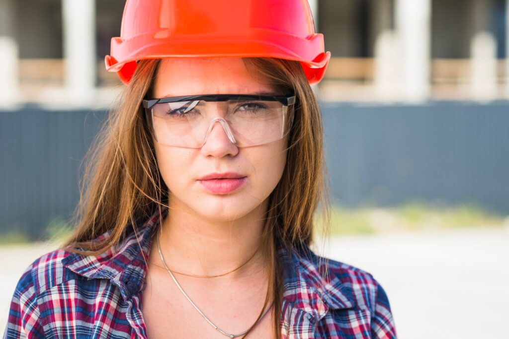 Safety vision glasses