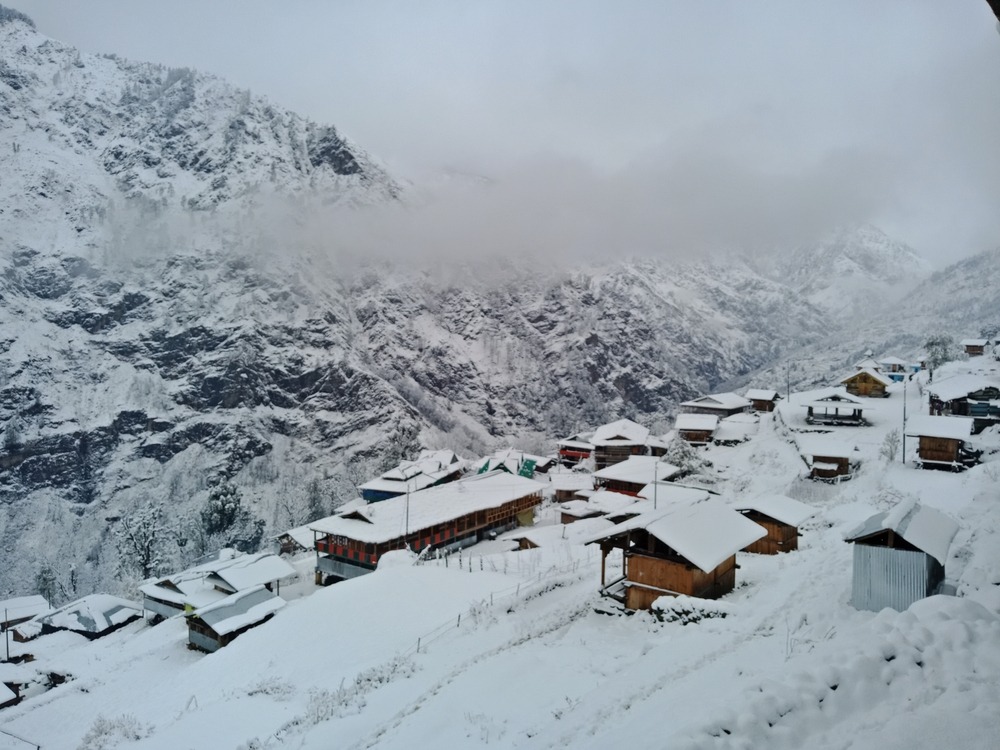 Snow on Mountains