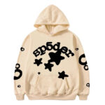 Beige Sp5der Beluga Hoodie