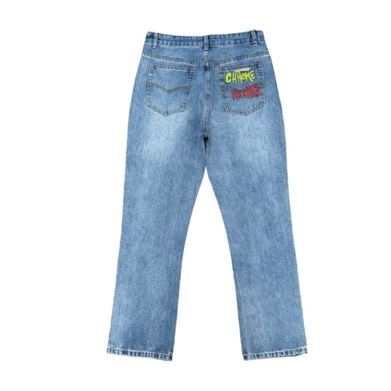 Chrome Hearts Denim Words Jeans (2)