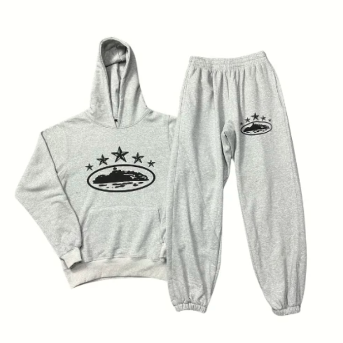 Corteiz 5starz Grey Tracksuit
