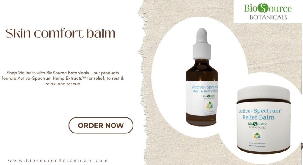 Skin comfort balm