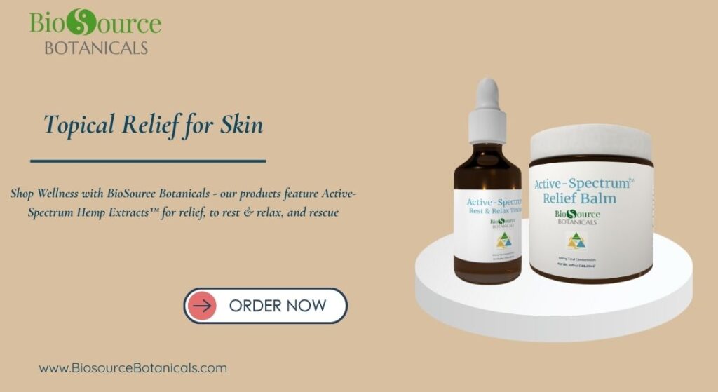 Topical relief for skin