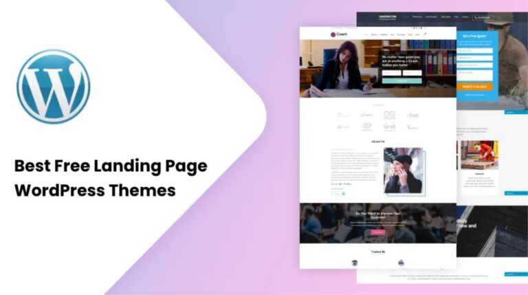 Need a Free Landing Page WordPress Theme That Converts