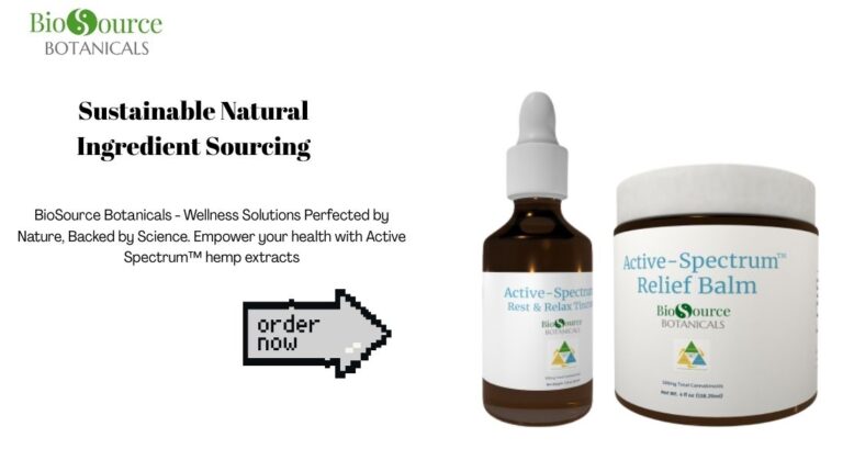 Sustainable Natural Ingredient Sourcing