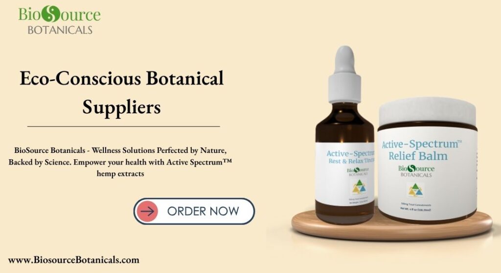 Eco-Conscious Botanical Suppliers