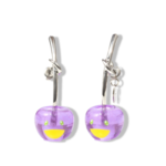 Boucles d'Oreilles Cerise Pourpre