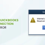 quickbooks internet connection error read error