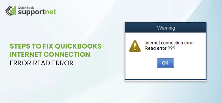 quickbooks internet connection error read error