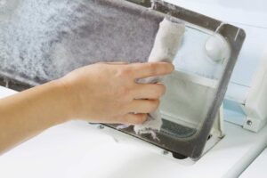 Cleaning Dryer Lint Trap in Brooklyn