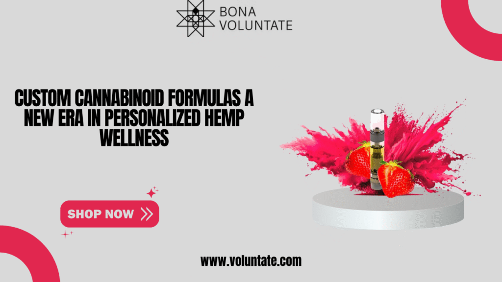 Custom cannabinoid formulas
