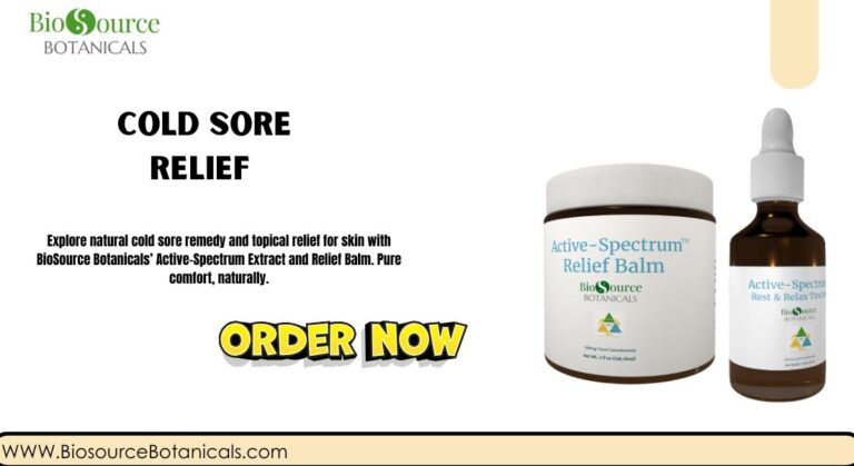 Cold sore relief
