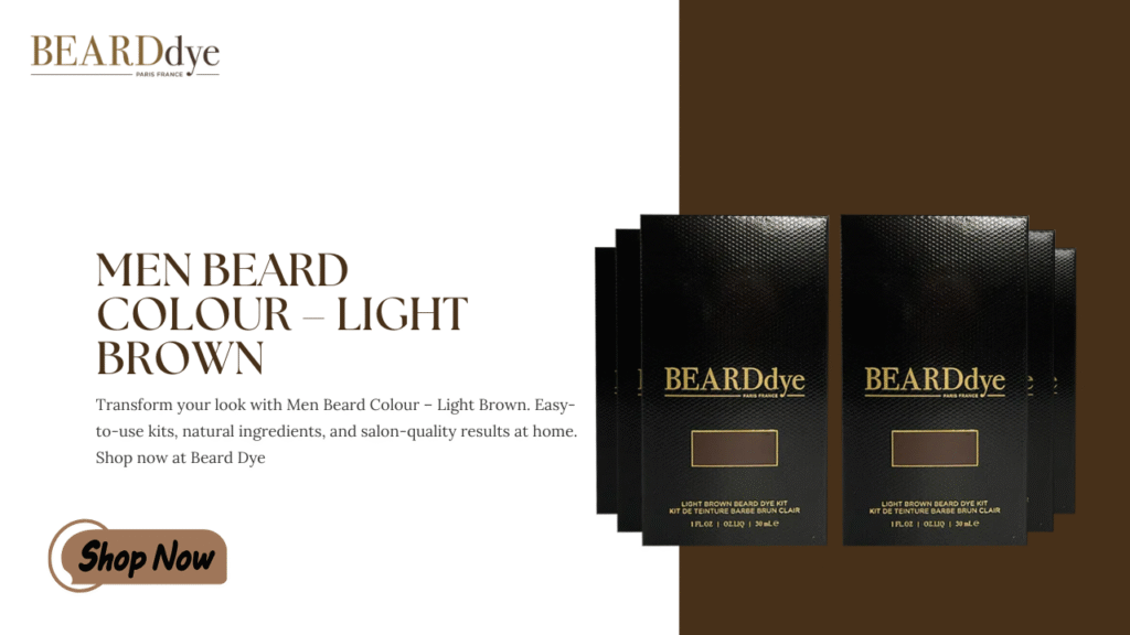 Men Beard Colour – light Brown
