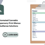 Automated cannabis dispensary print menus