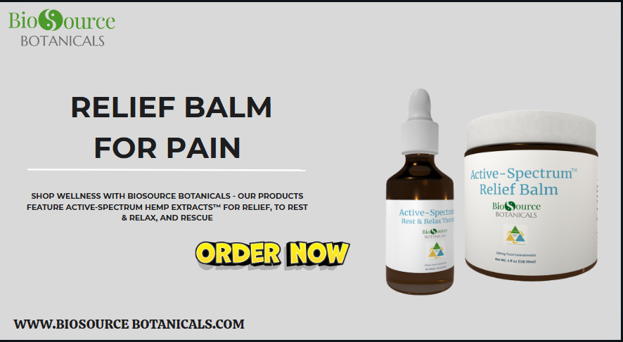 Relief balm for pain