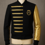 Step into Iconic Style Michael Jackson Black and Gold Jacket