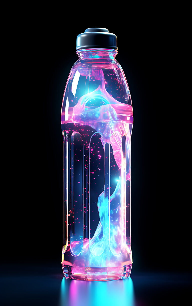 futuristic-brightly-colored-soda-bottle