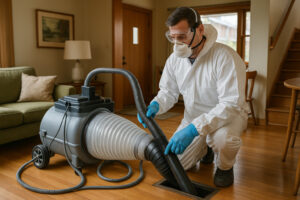 Negative Pressure Air Duct Cleaning