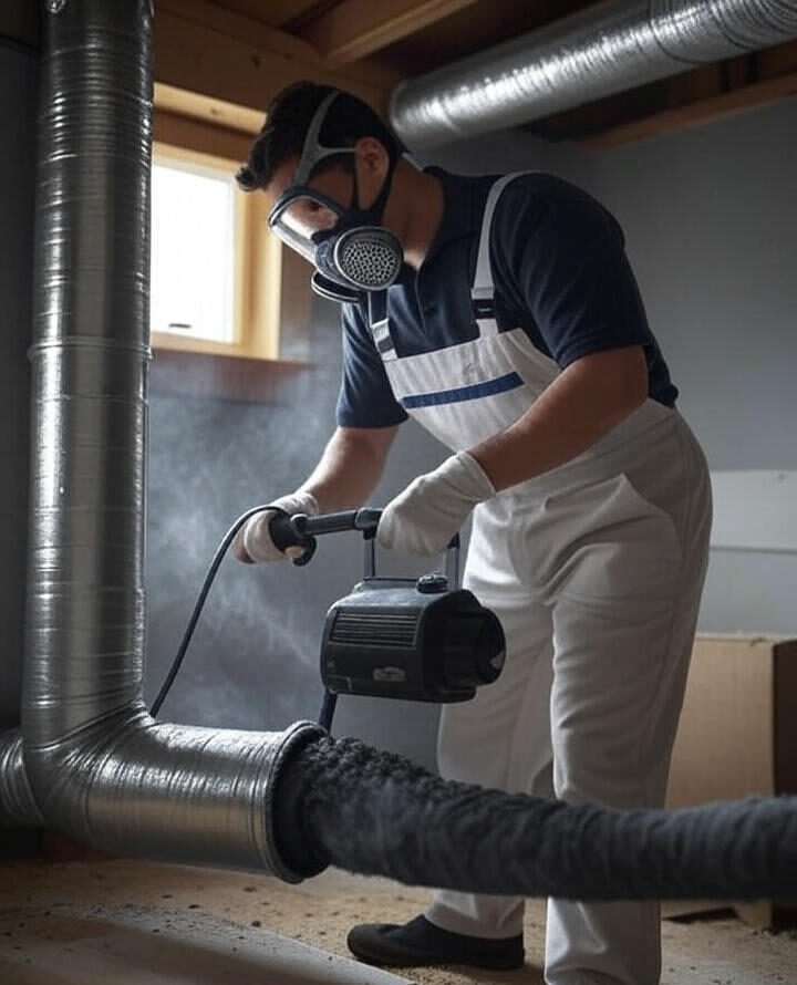 Negative Pressure Air Duct Cleaning