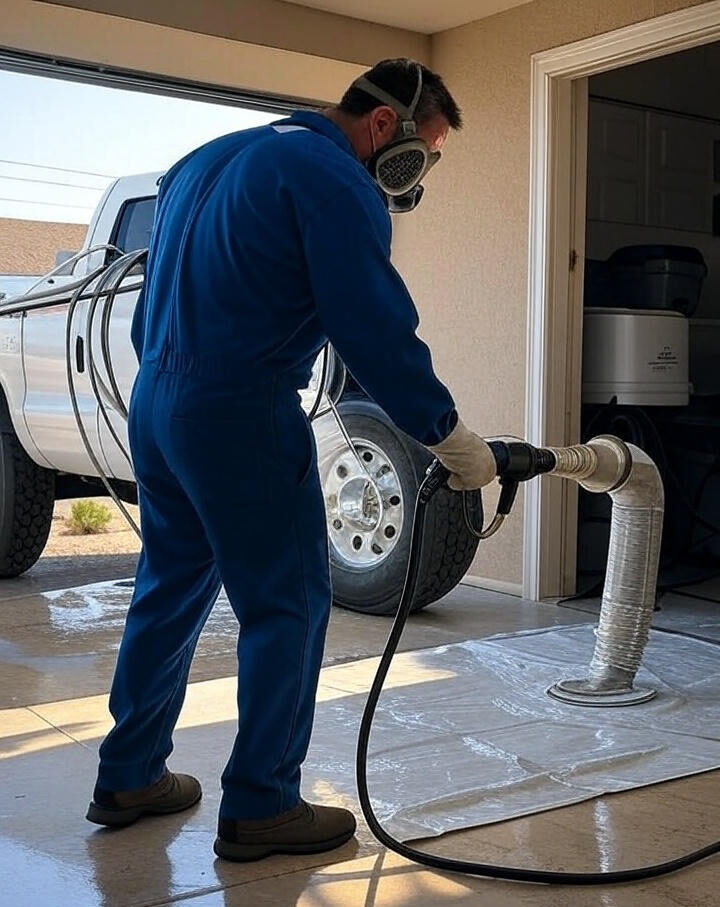 Negative Pressure Air Duct Cleaning