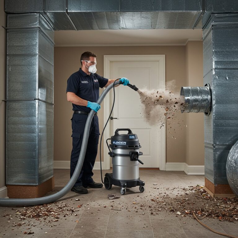 Negative Pressure Air Duct Cleaning