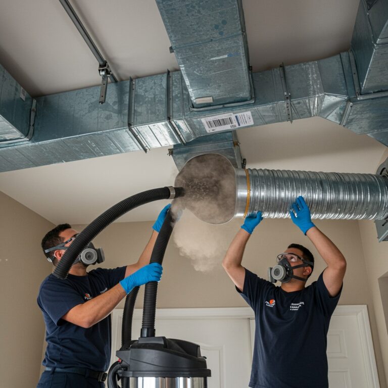 Negative Pressure Air Duct Cleaning