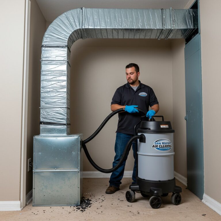 Negative Pressure Air Duct Cleaning