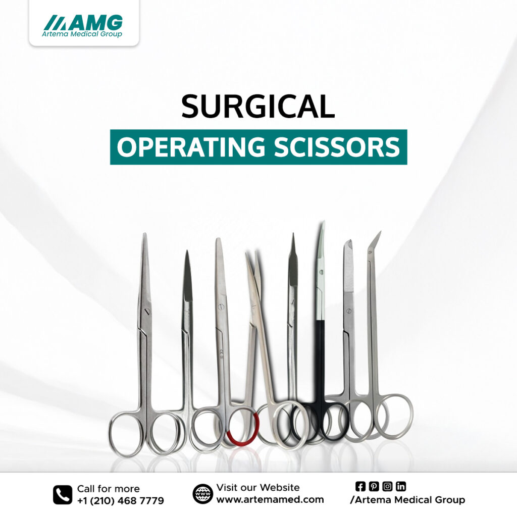 surgical operating scissors