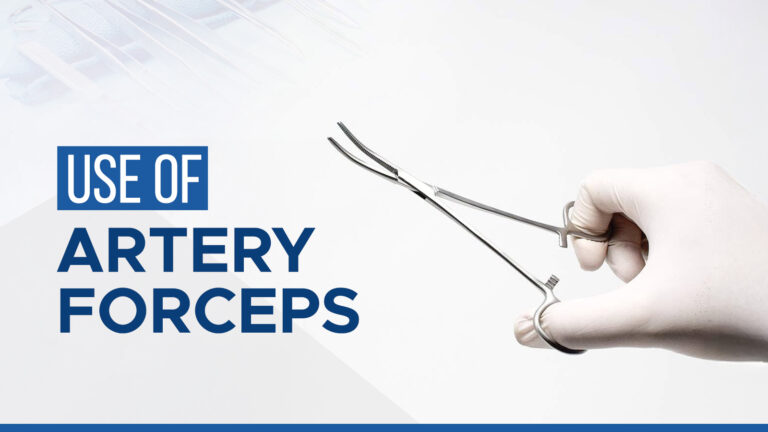 use of artery forceps