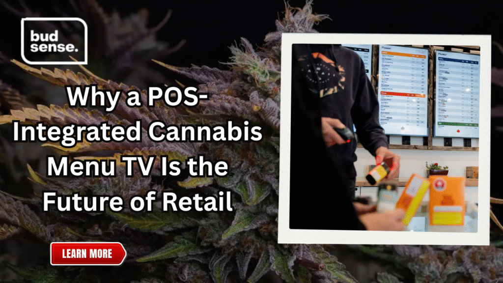 pos-integrated cannabis menu tv