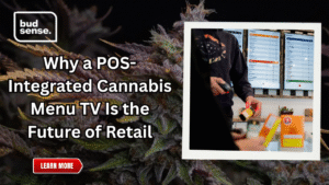 pos-integrated cannabis menu tv