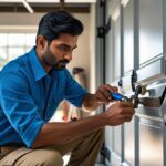 garage door dents repair