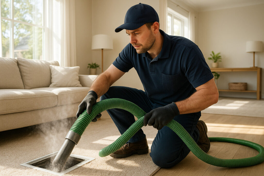 Negative Pressure Air Duct Cleaning