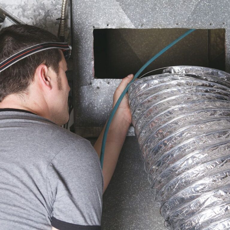Negative Pressure Air Duct Cleaning