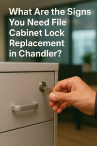 What Are the Signs You Need File Cabinet Lock Replacement in Chandler?