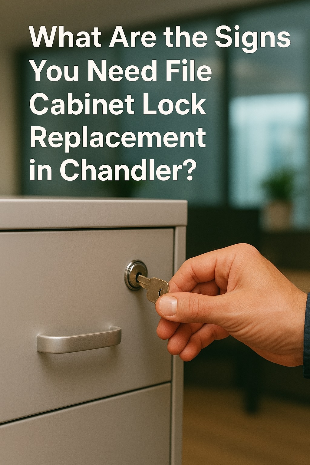 What Are the Signs You Need File Cabinet Lock Replacement in Chandler?