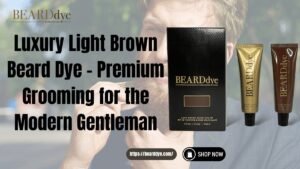 Luxury Light Brown Beard Dye