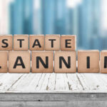 estate-planning-sign-on-a-wooden-pier