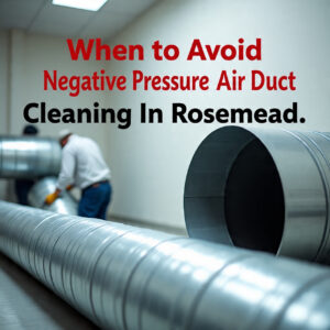 Negative Pressure Air Duct Cleaning