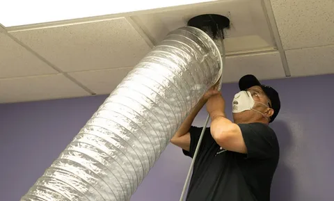 Negative Pressure Air Duct Cleaning