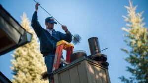 chimney sweep brush