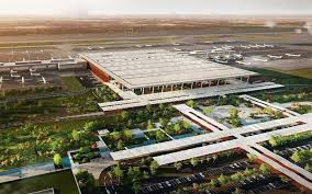 land near Jewar Airport