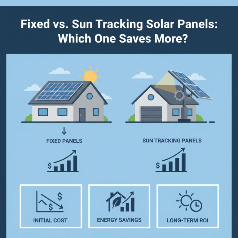 Fixed vs. Sun Tracking Solar Panels: Which One Saves More?