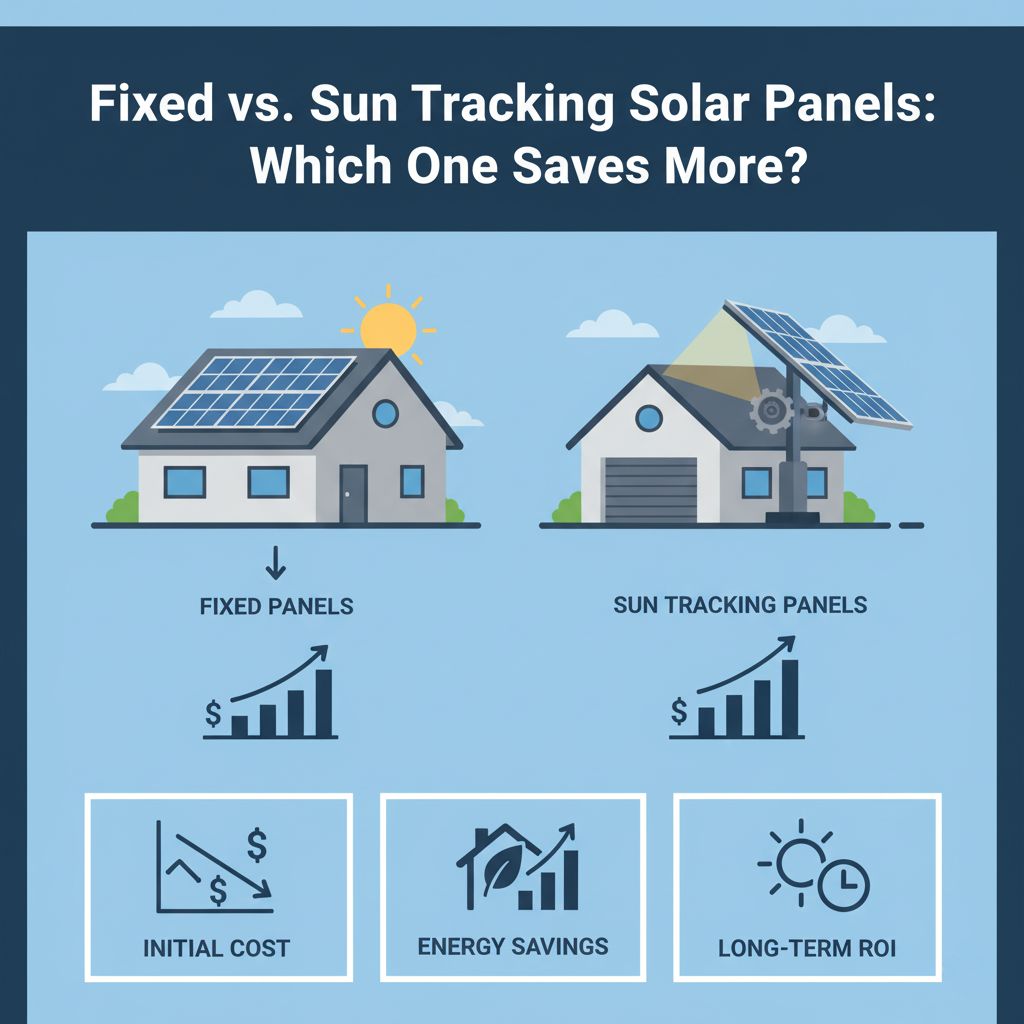 Fixed vs. Sun Tracking Solar Panels: Which One Saves More?