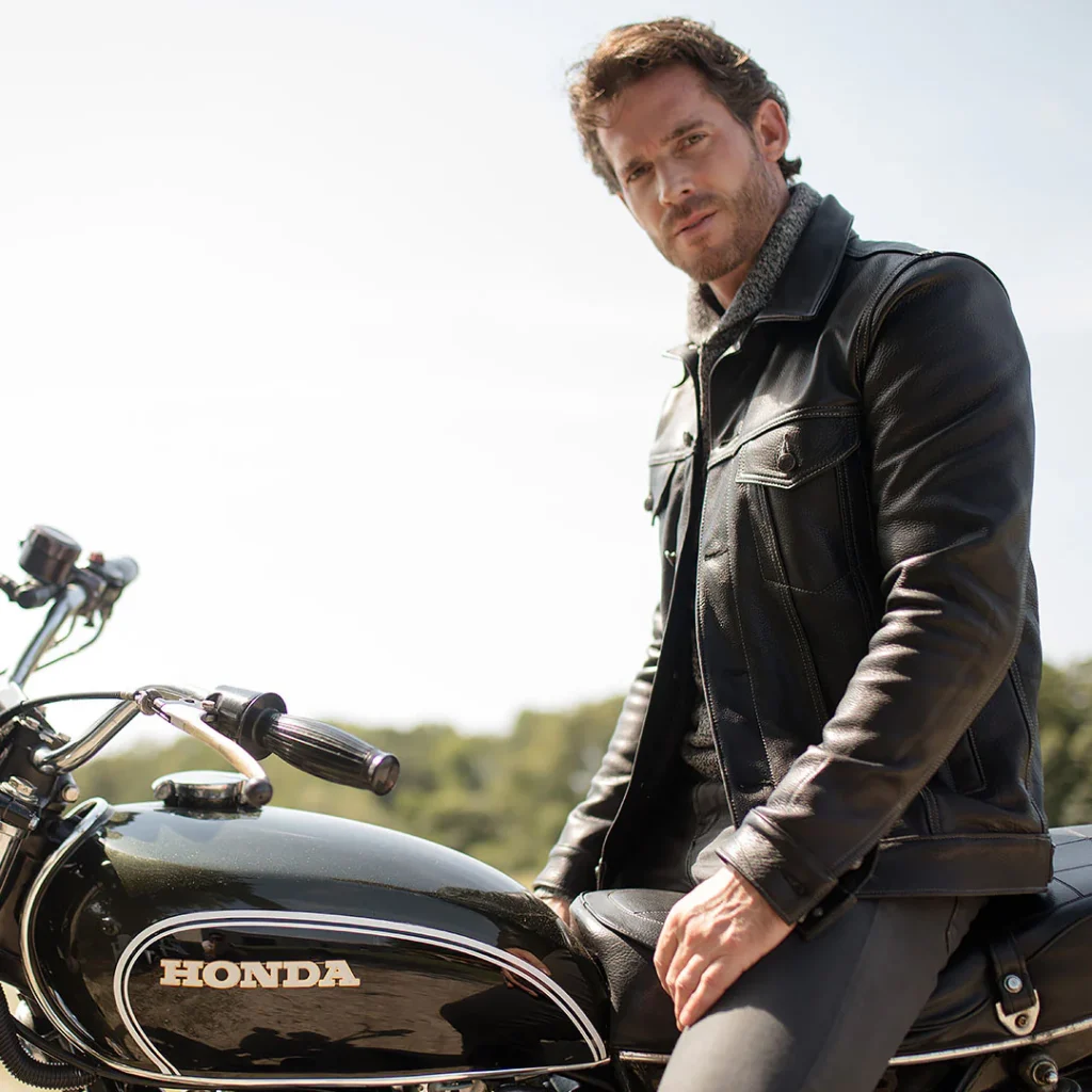 leather jacket