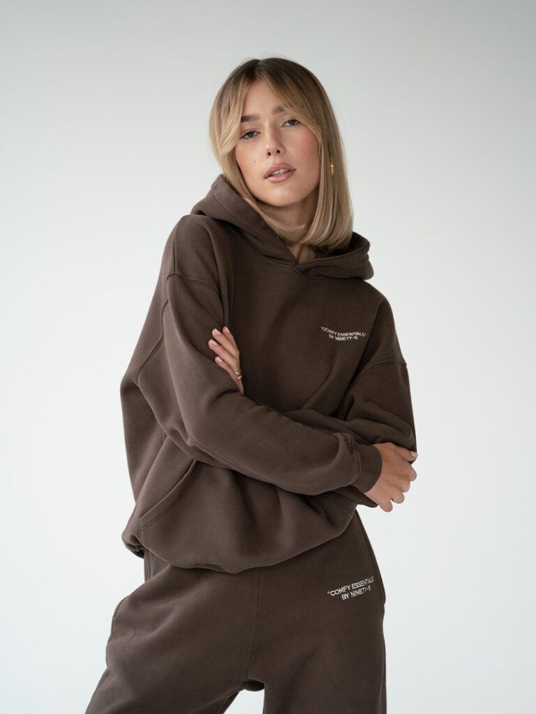 Essentials Hoodie – Brown