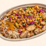 chicken shawarma rice bowl