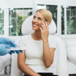 Beautiful,And,Happy,Blonde,Woman,At,Beauty,Medical,Clinic.,She